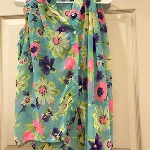 Multicolored summer blouse